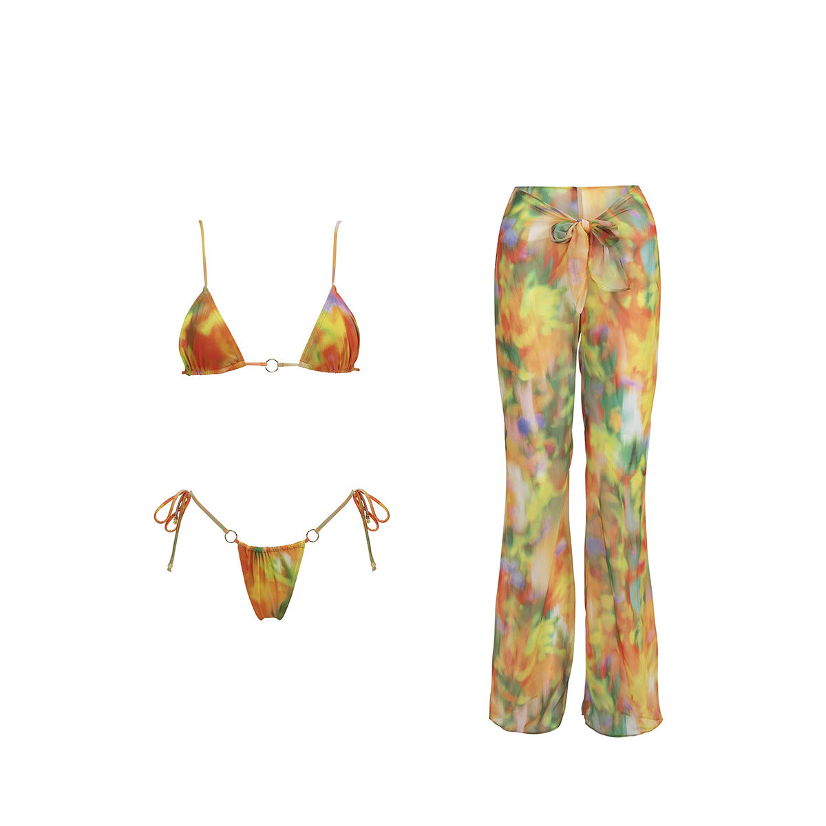 Three-Piece Bikini Sexy Separated Women's Swimsuit