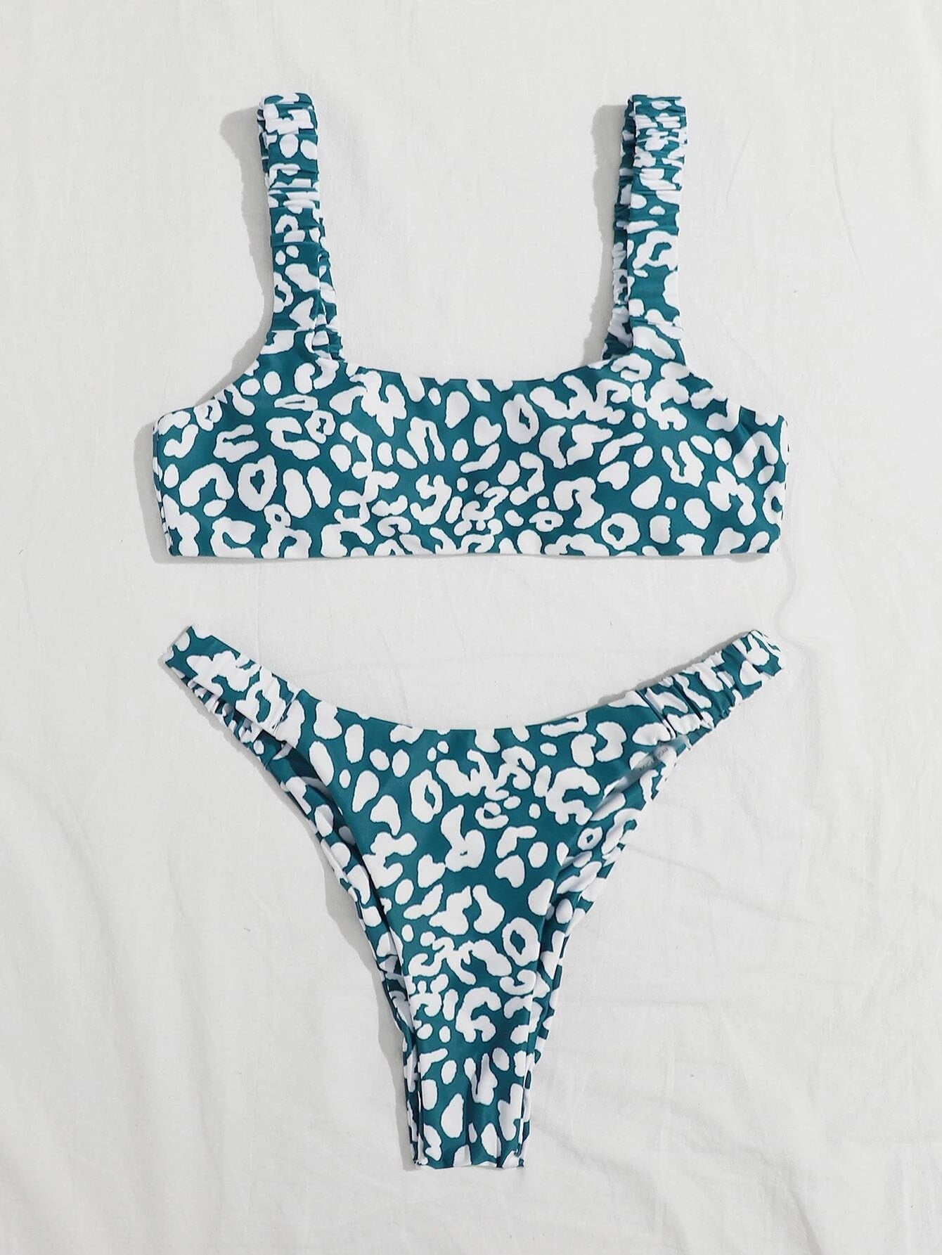 Sexy Micro Bikini Women Orange Leopard Push Up Padded Thong Swimsuit Female Cut Out Bathing Suit Swimwear Trajes De Bano