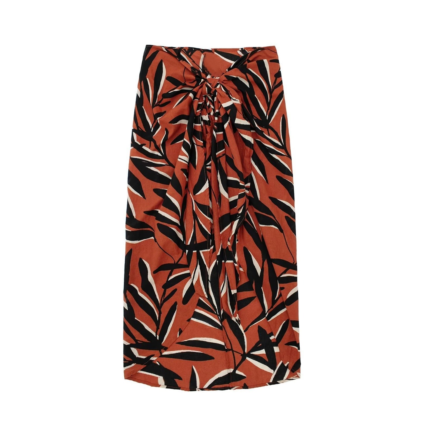 Beach Midi Skirt With Slit Women's Summer Skirts