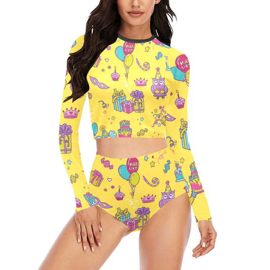 Women's Long Sleeve Bikini Set （S27）