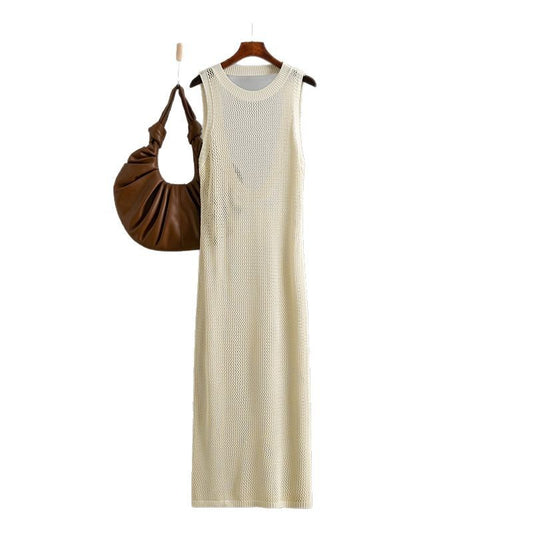Sexy Hollow Cover-up Long Dress Bikini Cover-up Dress