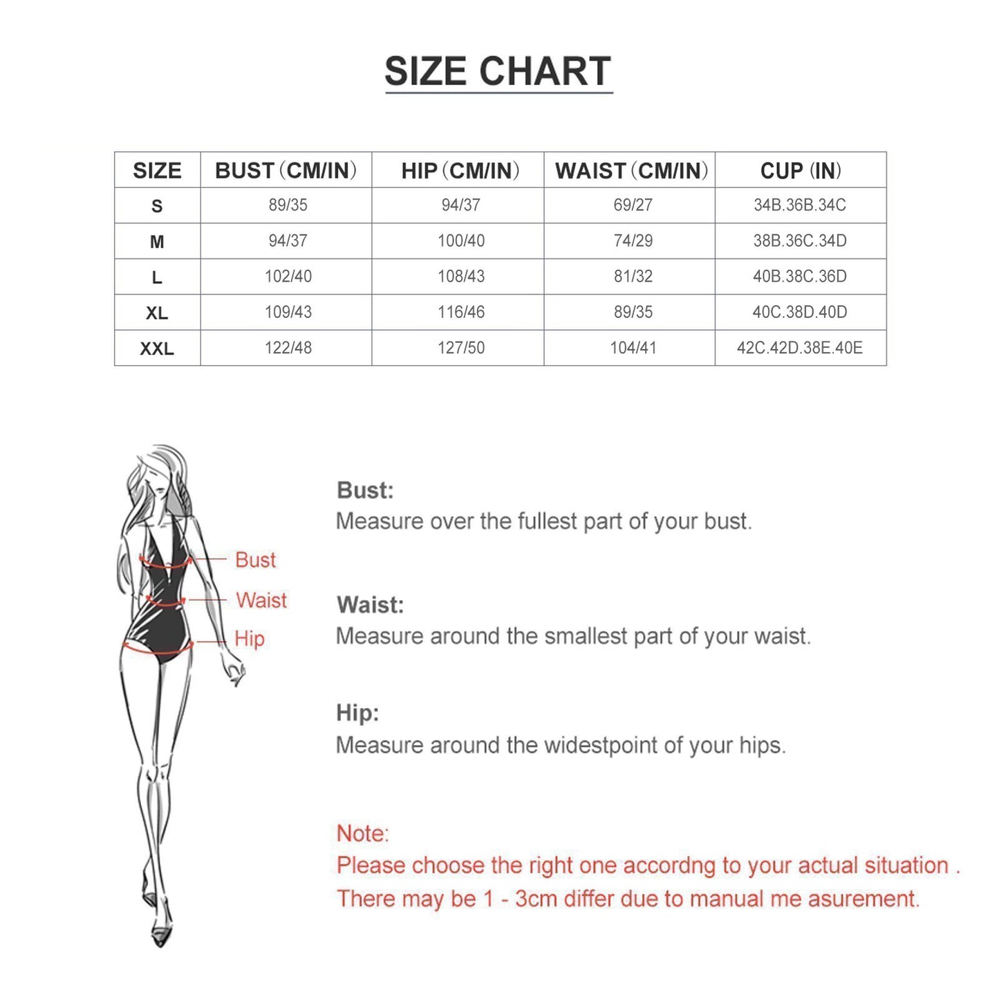 Colorful Ladies Loose Top Bikini Swimsuit