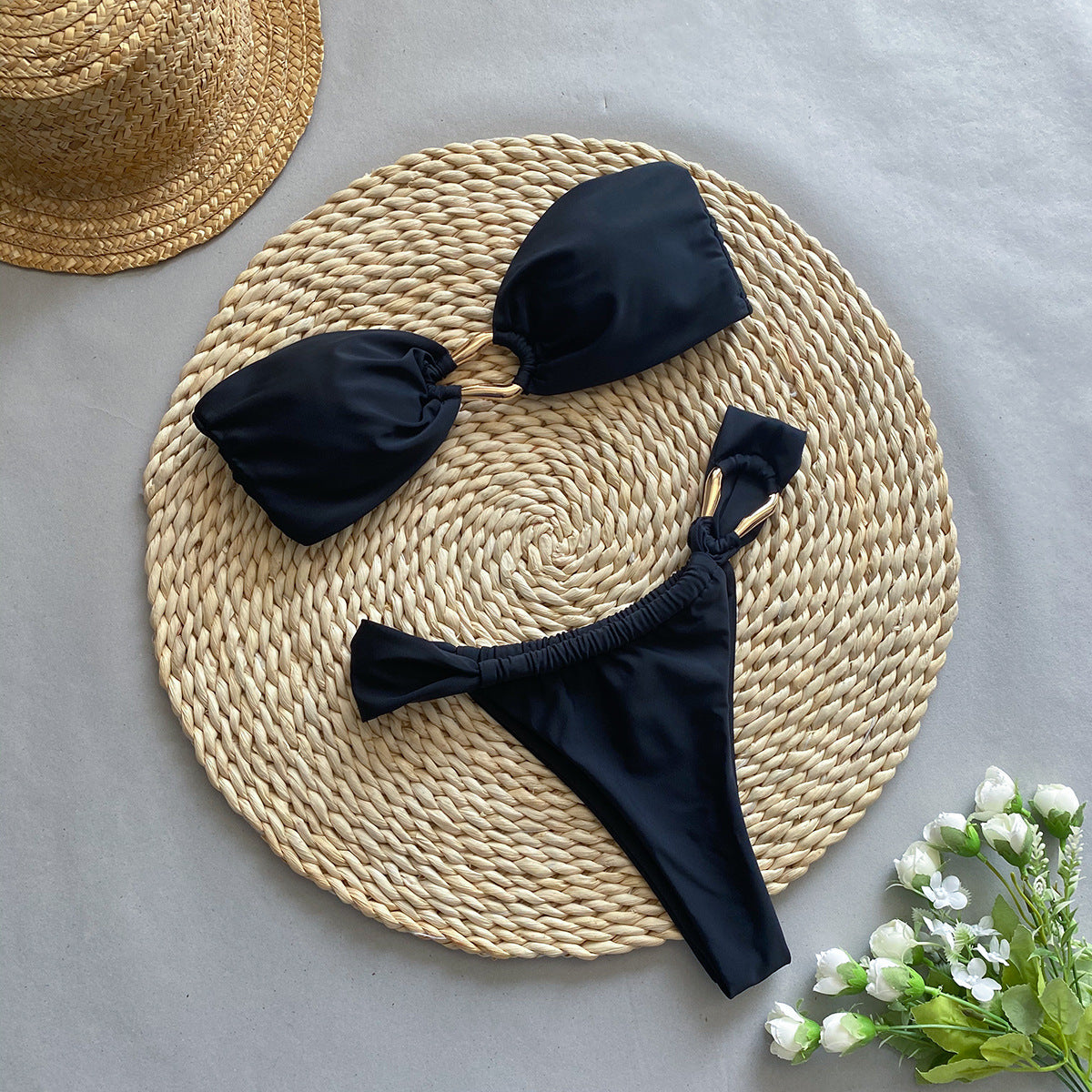 Sexy Bikini Strapless Two-Piece Women's Swimsuit
