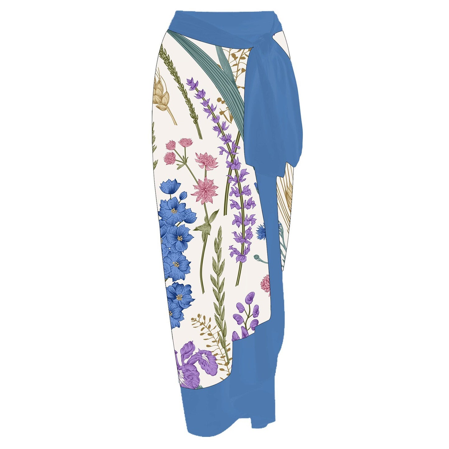 New Luxury Swimwear Women Vintage Sexy Two-Piece With Printed Swimsuit Long Skirt Set Conservative Bathing Suit Beachwear