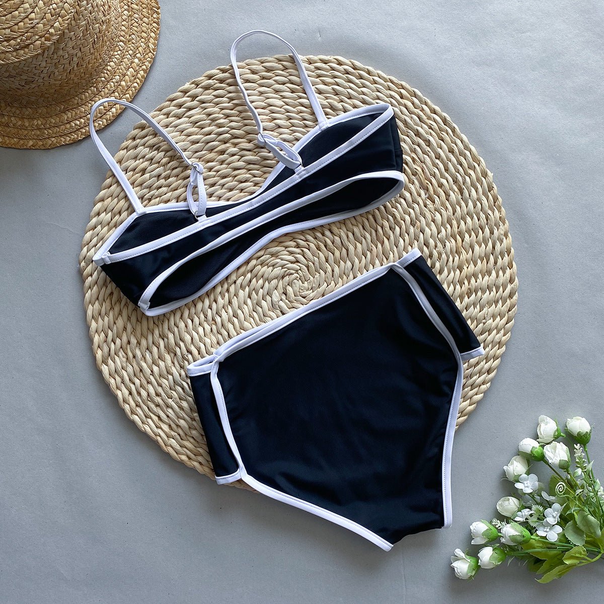 Sexy Bikini Strapless Two-Piece Women's Swimsuit (C3527)
