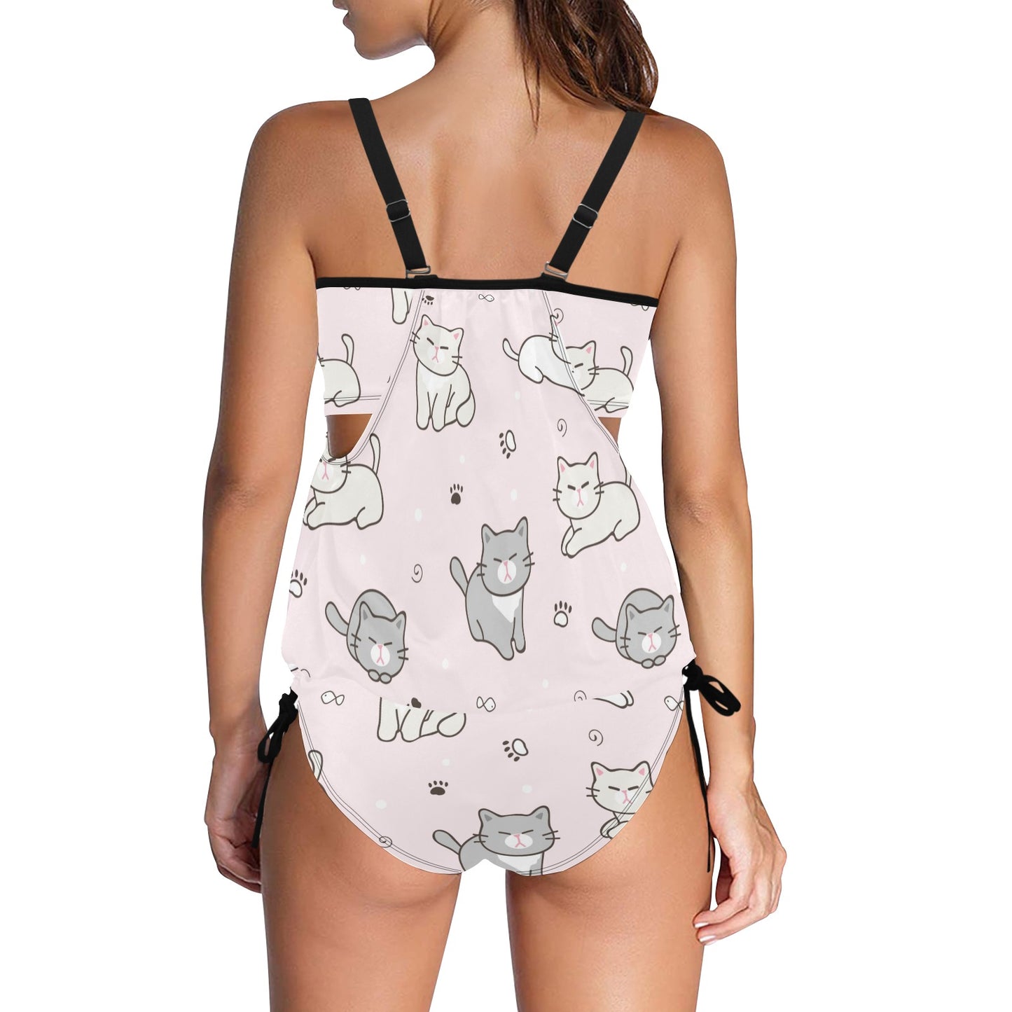 Women's Cover Belly Tankini Swimsuit (S25)