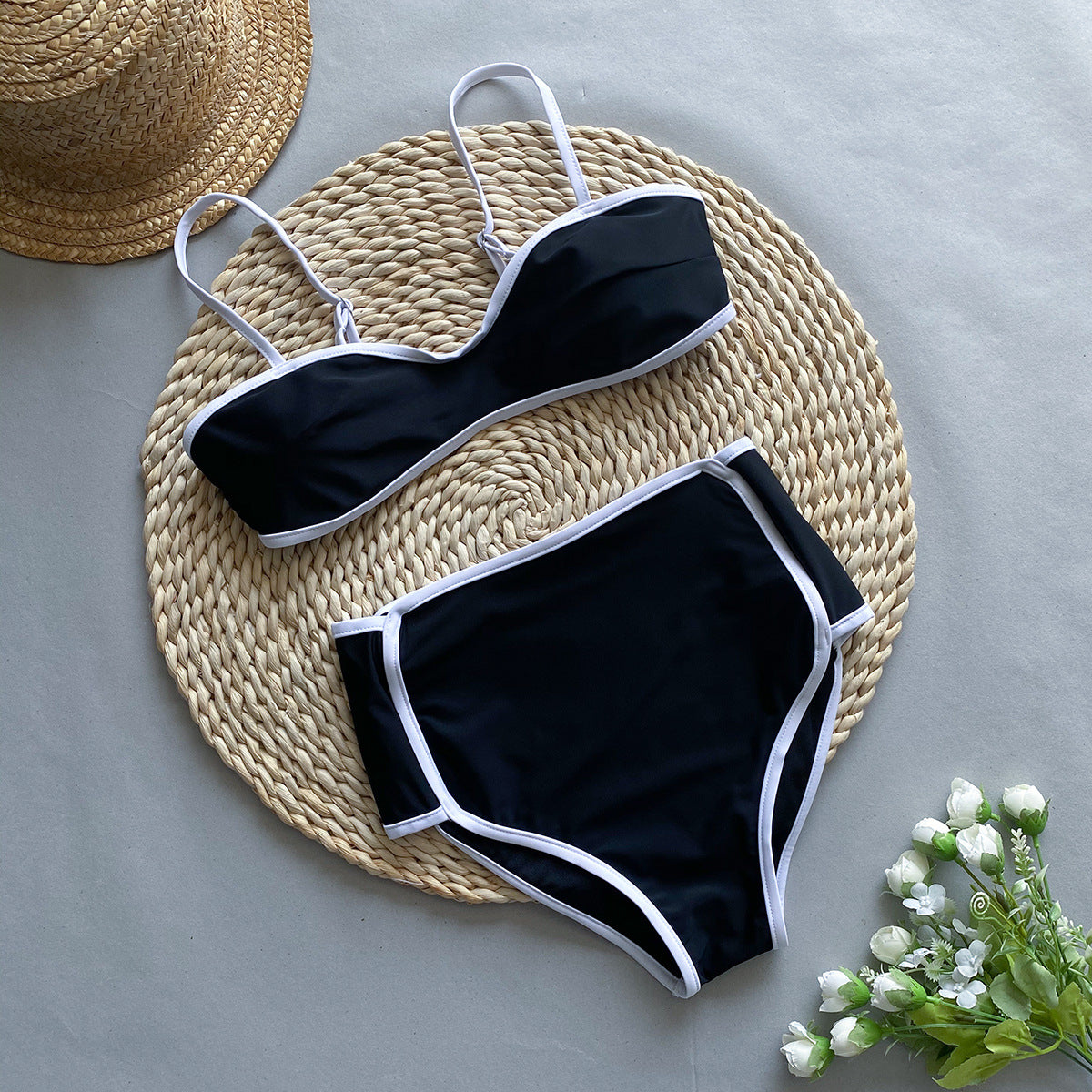 Sexy Bikini Strapless Two-Piece Women's Swimsuit (C3527)