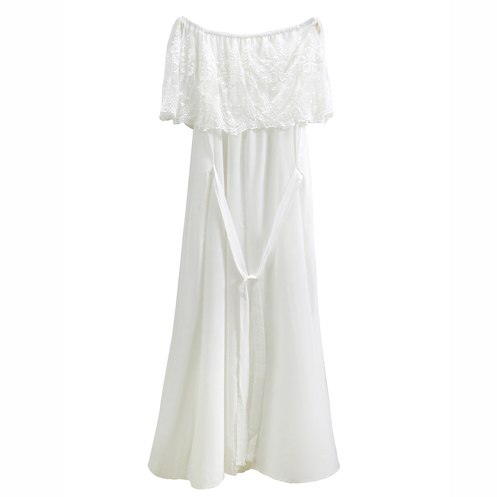 Bikini Overcover Vacation Beach Long Dress Female
