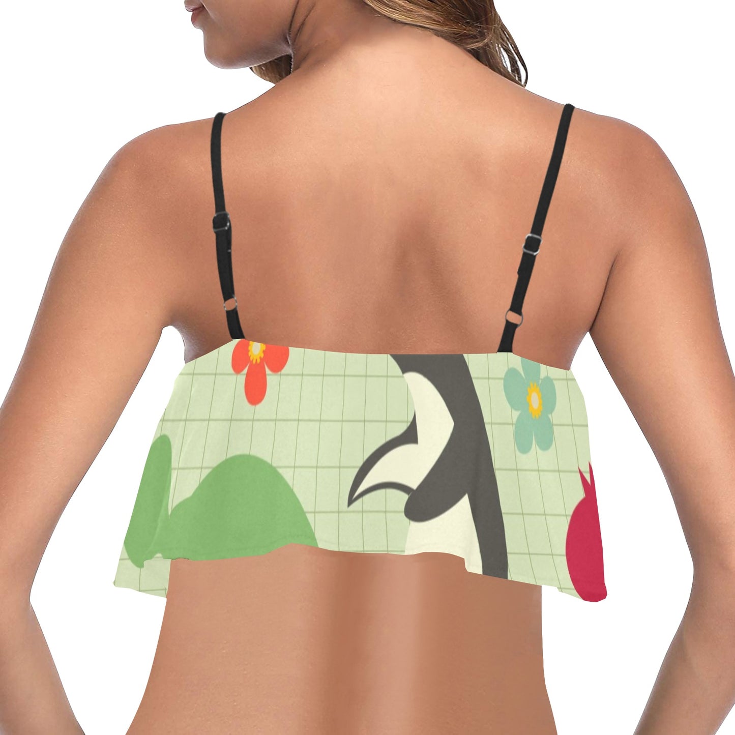 Women's Ruffle Bikini Top (S13)