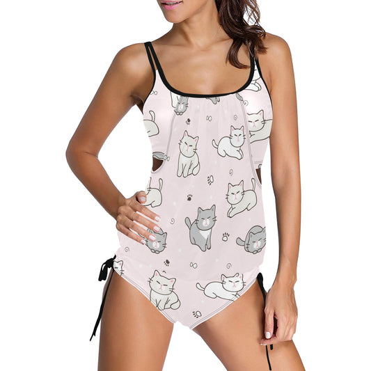 Women's Cover Belly Tankini Swimsuit (S25)