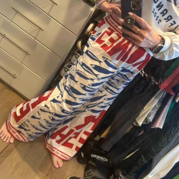 Casual Beach Trousers Loose Fit Summer Style