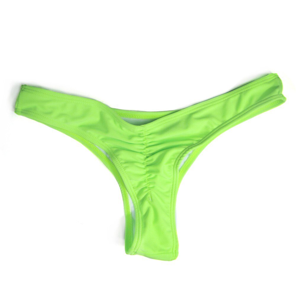 Cheeky Bottom Sexy Brazilian Mini Thong V Shape G-String Bikini Beach Underwear Swimwear Briefs Swimsuit