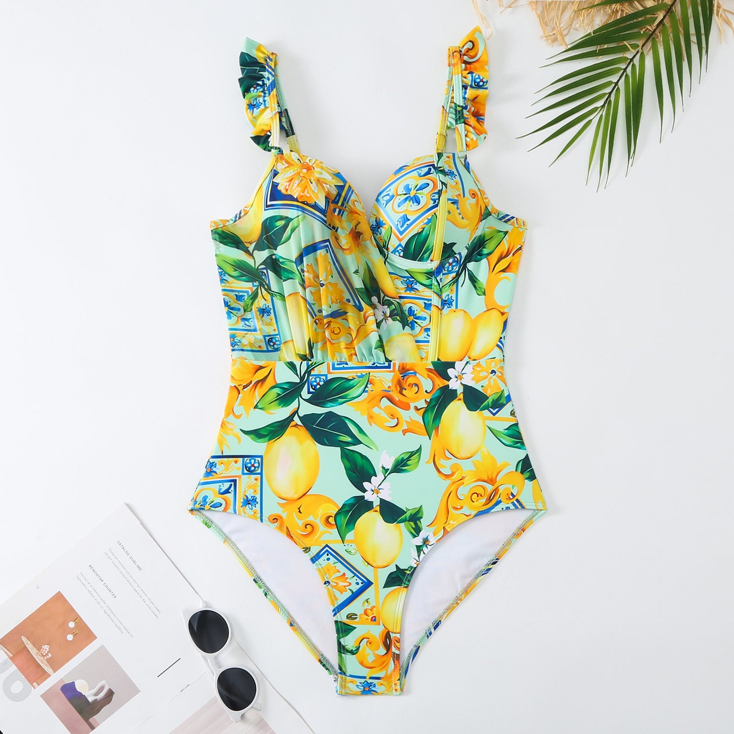 Conjoined conservative fly edge cover belly slimming sexy skirt style swimsuit women's wrapped skirt set
