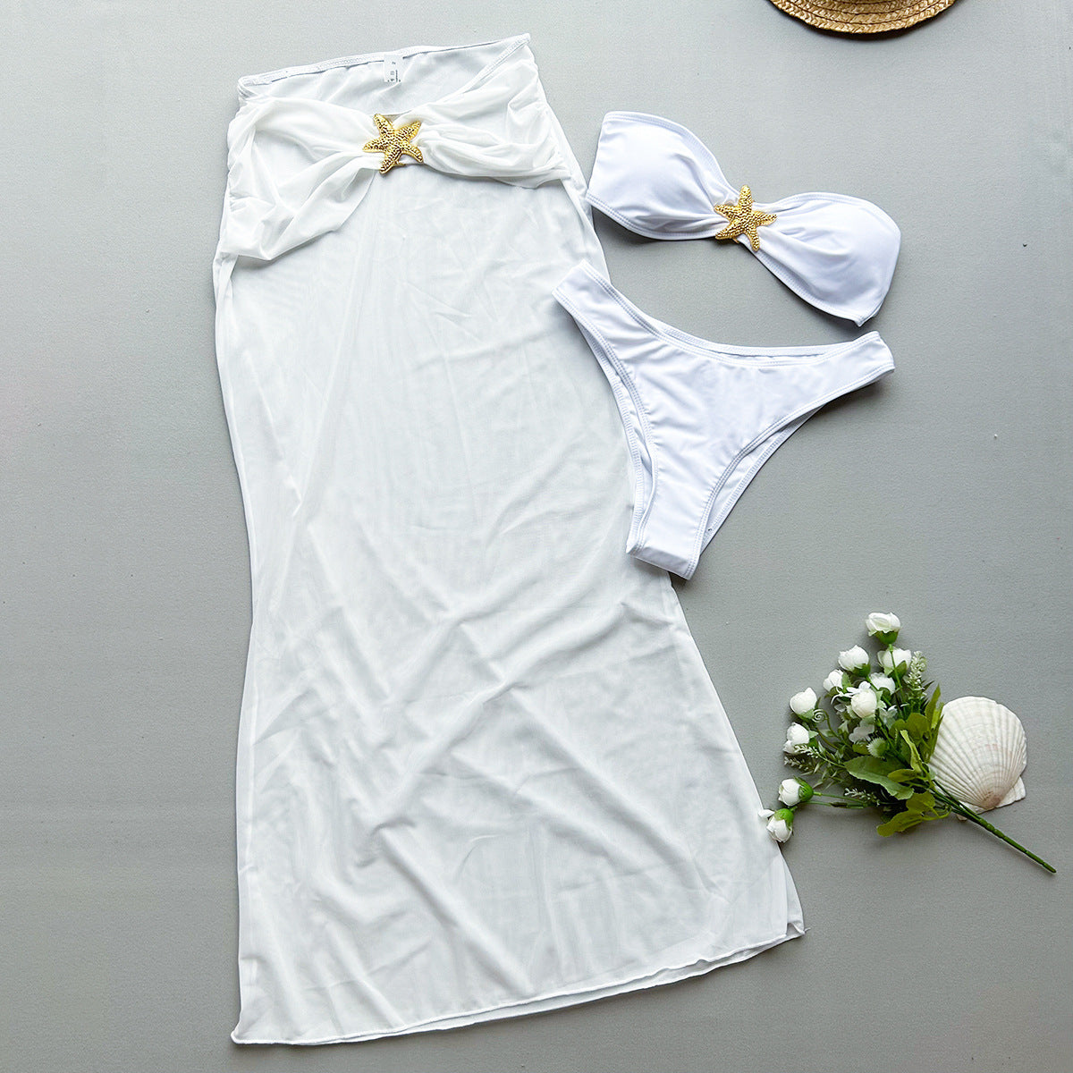 Women's Swimsuit Two-Piece Swimwear Beach Dress