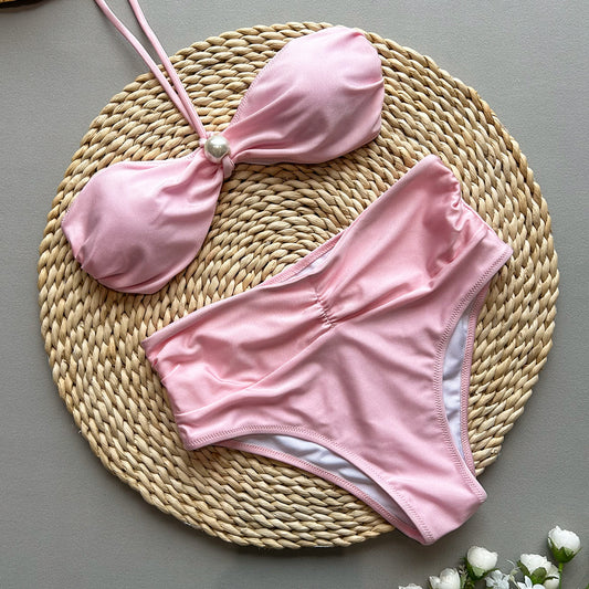 Bikini High-Waisted Two-Piece Women's Swimsuit