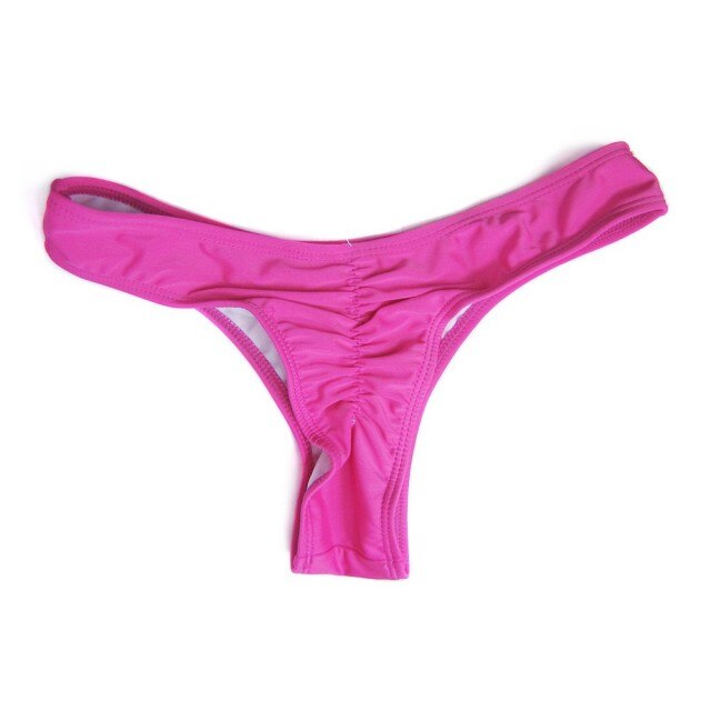 Cheeky Bottom Sexy Brazilian Mini Thong V Shape G-String Bikini Beach Underwear Swimwear Briefs Swimsuit