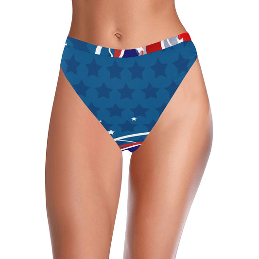 High-Waisted High-Cut Bikini Bottom (S07)