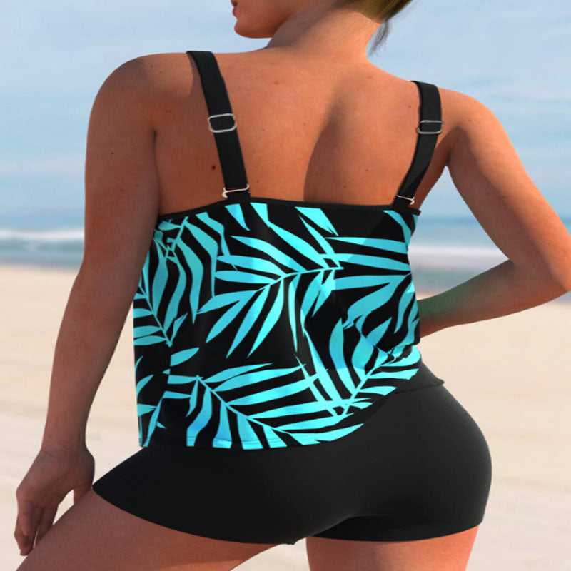 New Swimsuit Women's Swimsuit Split Two-Piece Set To Cover The Belly And Show Thin Sexy Large Size Spring Swimsuit