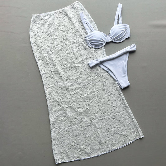 Three-Piece Bikini  Lace Sexy Women's Swimsuit