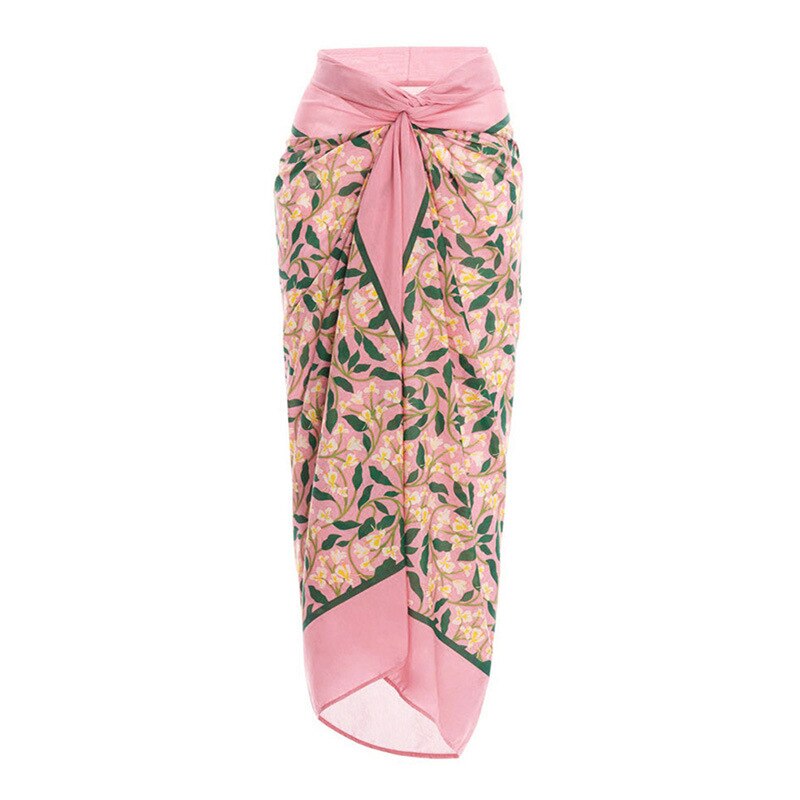 Sexy Bikinis Set Swimsuit Skirt Summer Women Push Up Print Swimwear Beach Dress Cover Up Monokini Bathing Suit