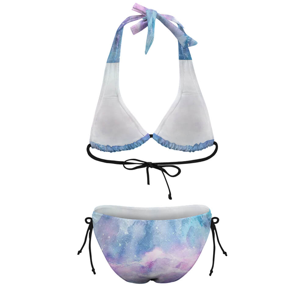 Ladies Sexy V-Neck Bikini Swimsuit