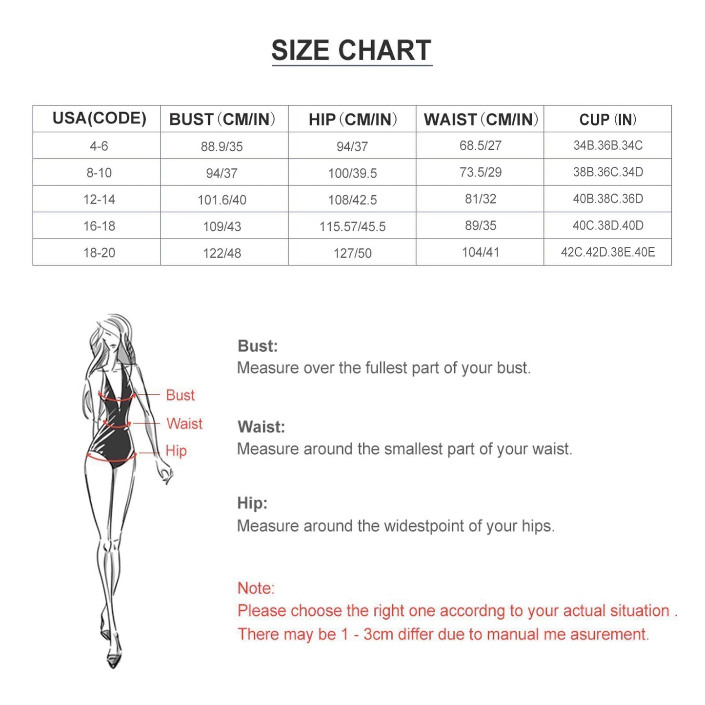 Long Sleeve Crew Neck Ladies Bikini Swimsuit